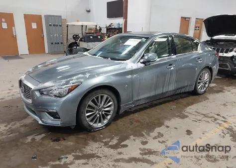 2018 Infiniti Q50 3.0T Luxe from USA, damaged, VIN JN1EV7AR3JM610257